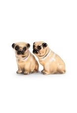 Abbott Pug Dog Salt&Pepper-3"H