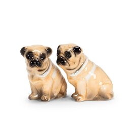 Abbott Pug Dog Salt&Pepper-3"H