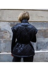 Only Accessories Quilted Black Vest-O/S