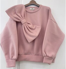 Only Accessories Bow Sweater-Pink
