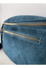 Only Accessories Suede Bum Bag-Teal
