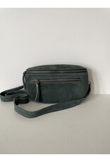 Only Accessories Suede Bum Bag-Green
