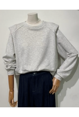 Only Accessories Grey Sweater w/Shoudler Pads