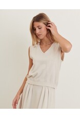 Only Accessories Knit Tank-Oatmeal