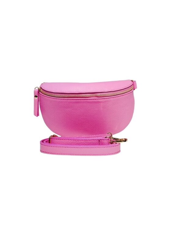 Only Accessories Fanny w/Guitar Strap-Pink Leather