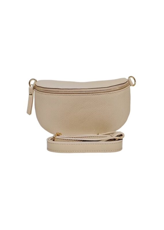 Only Accessories Fanny w/Guitar Strap-Taupe Leather
