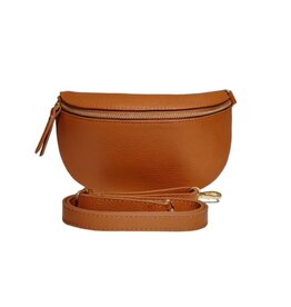 Only Accessories Fanny w/Guitar Strap-Cognac Leather