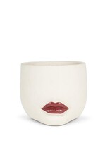 Abbott Red Lip Planter-Large-7.5"L