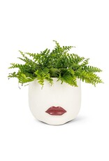 Abbott Red Lip Planter-Large-7.5"L