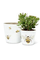 Abbott Flying Bee Planter-3"H