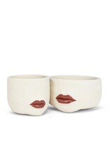 Abbott Red Lip Planter-Small-5"D