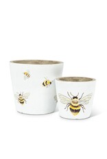 Abbott Small Flying Bee Planter-4"H