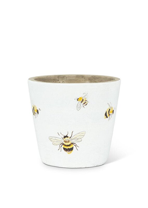 Abbott Small Flying Bee Planter-4"H