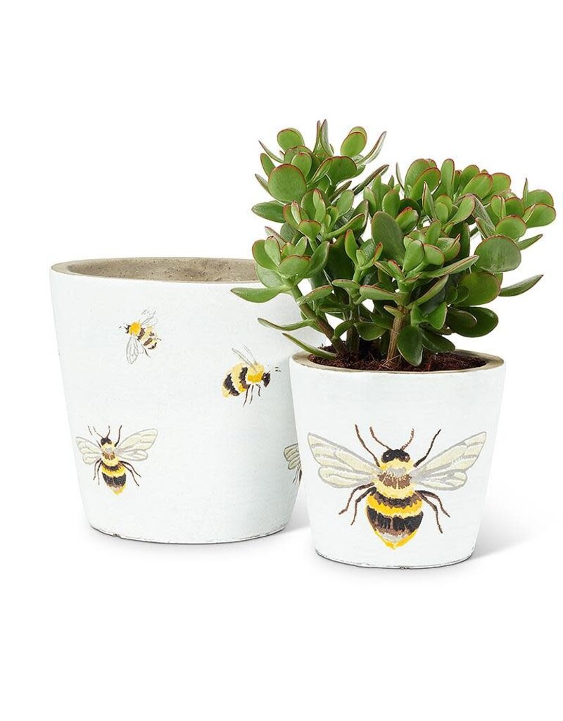 Abbott Small Flying Bee Planter-4"H