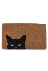 Abbott Peeking Cat Doormat-18"x30"L