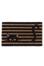 Abbott Peeking Cat in Blinds Doormat-18"x30"L