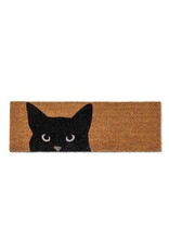 Abbott Peeking Cat Small Doormat-10x30"L