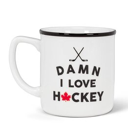 Abbott Hockey & Maple Leaf Mug-14oz