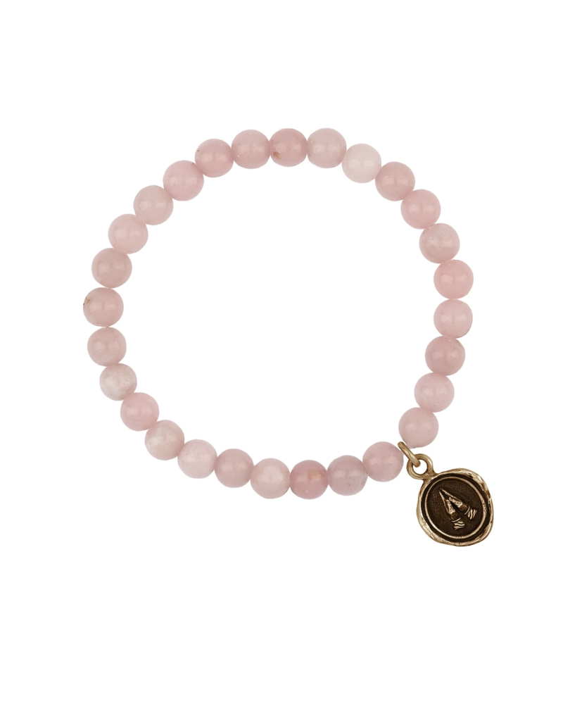 Pyrrha Pyrrha-Grateful Appreciation Talisman Stretch Stone Bracelet