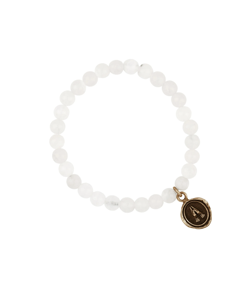 Pyrrha Pyrrha-Grateful Appreciation Talisman Stretch Stone Bracelet
