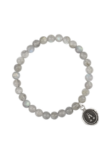 Pyrrha Pyrrha-Grateful Appreciation Talisman Stretch Stone Bracelet