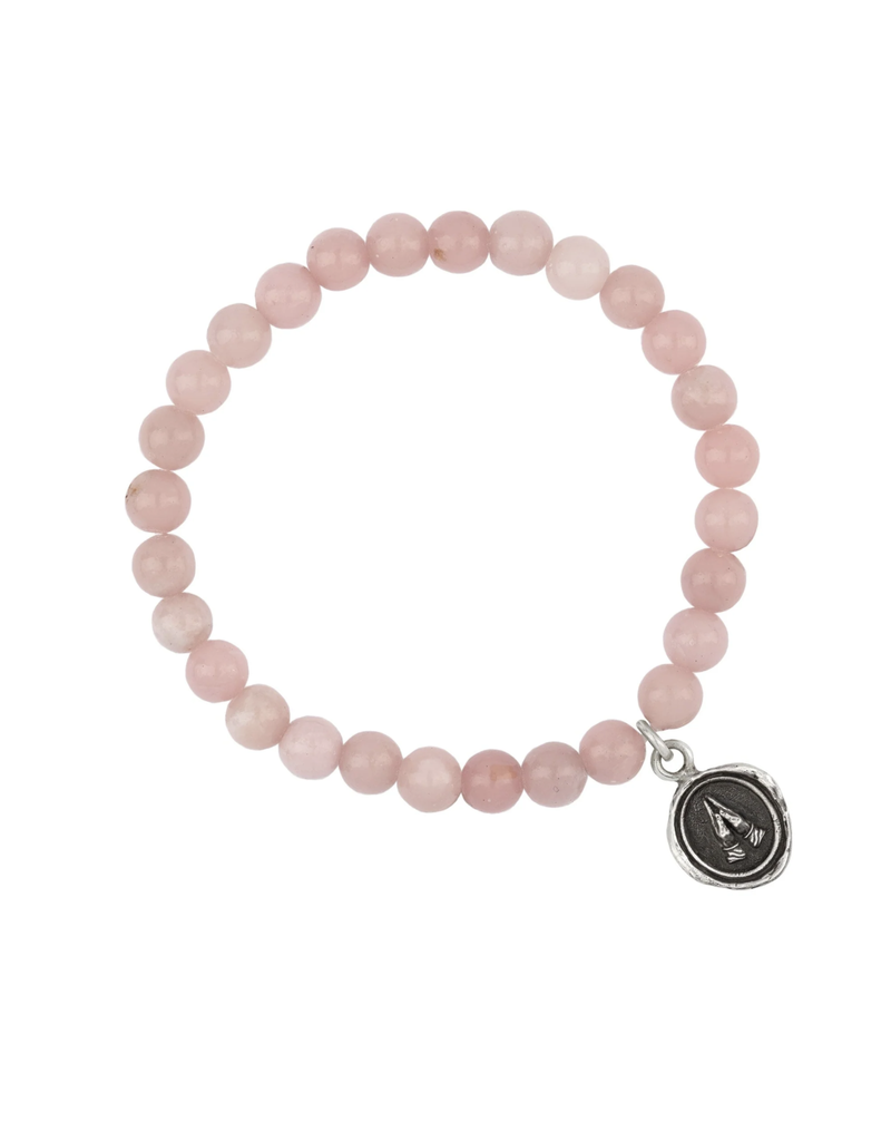 Pyrrha Pyrrha-Grateful Appreciation Talisman Stretch Stone Bracelet