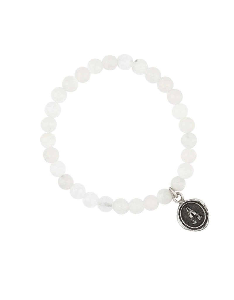 Pyrrha Pyrrha-Grateful Appreciation Talisman Stretch Stone Bracelet