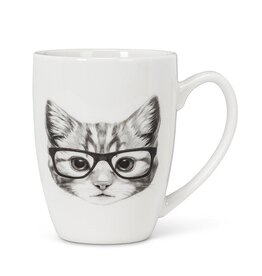 Abbott Pen & Ink Cat Mug