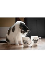 Abbott Pen & Ink Cat Mug