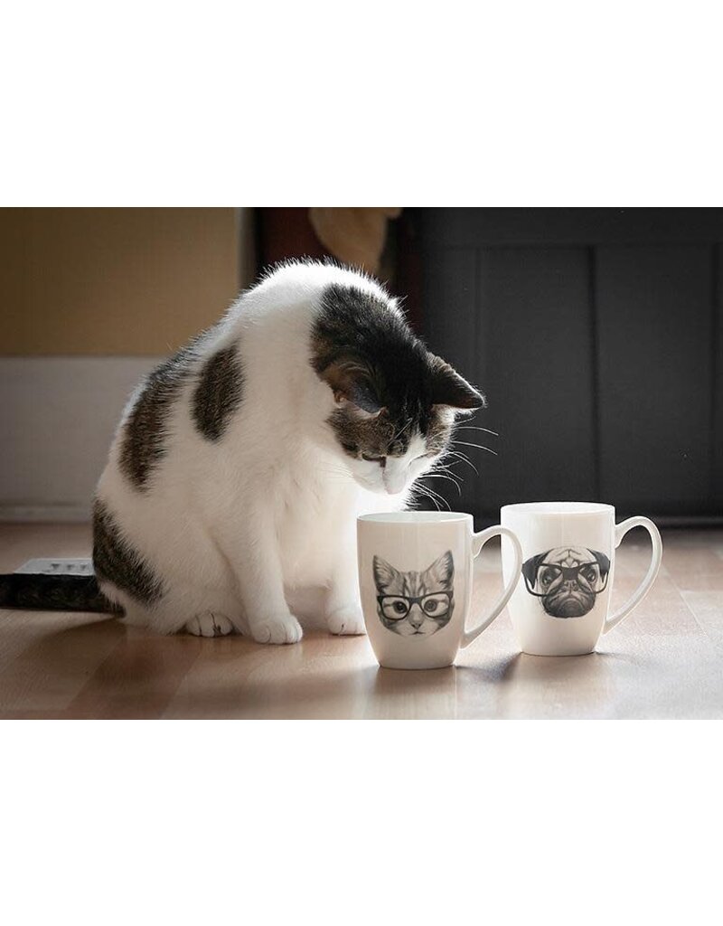 Abbott Pen & Ink Cat Mug