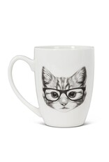 Abbott Pen & Ink Cat Mug