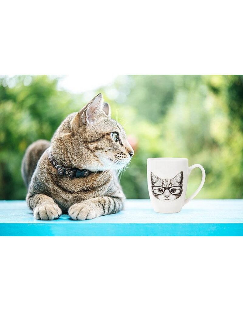 Abbott Pen & Ink Cat Mug