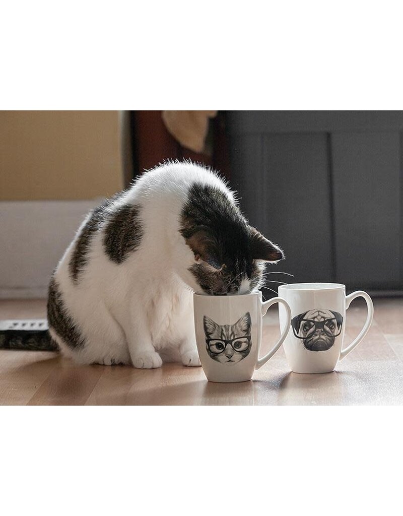 Abbott Pen & Ink Cat Mug