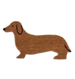 Abbott Dachsund Shaped Doormat