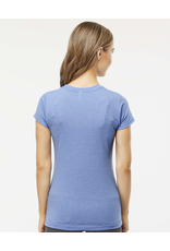 M&O Cabot Tower Tee/Womens-Heather Blue