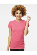 M&O Cabot Tower Women's  Tee-Heather Fuchsia