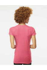 M&O Cabot Tower Women's  Tee-Heather Fuchsia