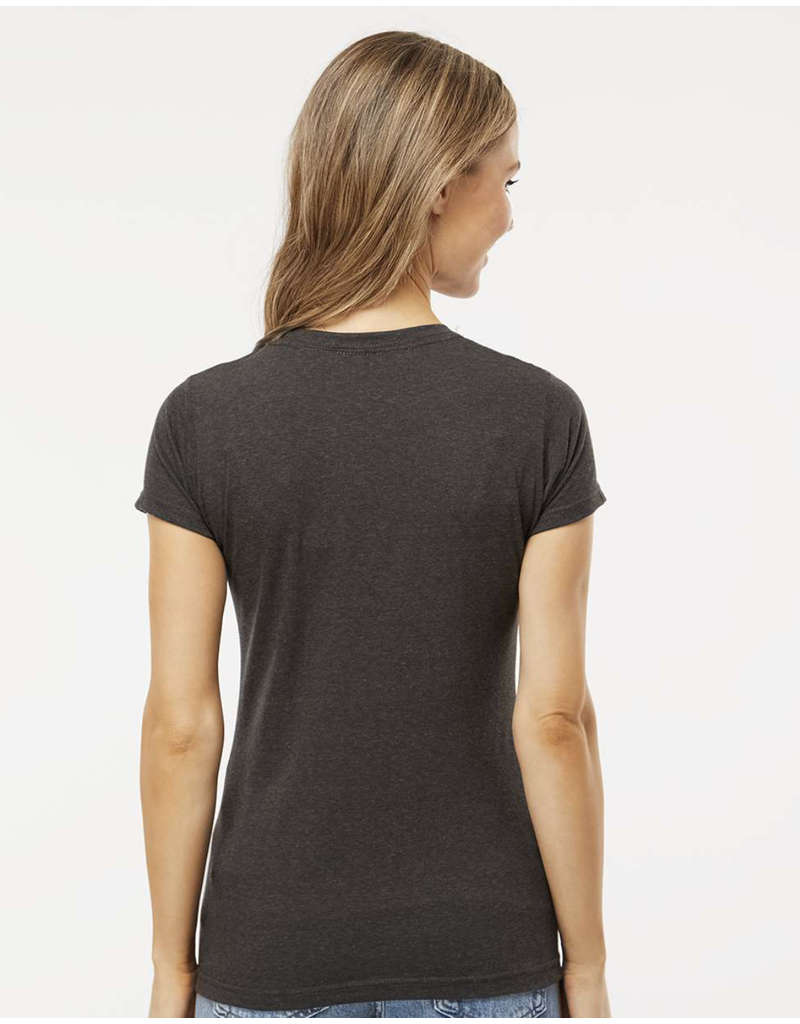 M&O Cabot Tower Women's Tee-Heather Graphite