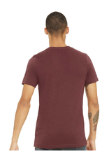 Bella+Canvas Cabot Tower-Unisex T Shirt-Heather Cardinal
