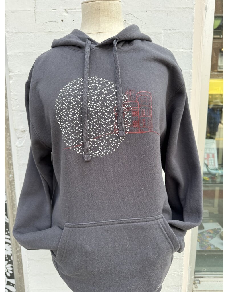 M&O Cabot Tower Unisex Hoodie-Heather Graphite