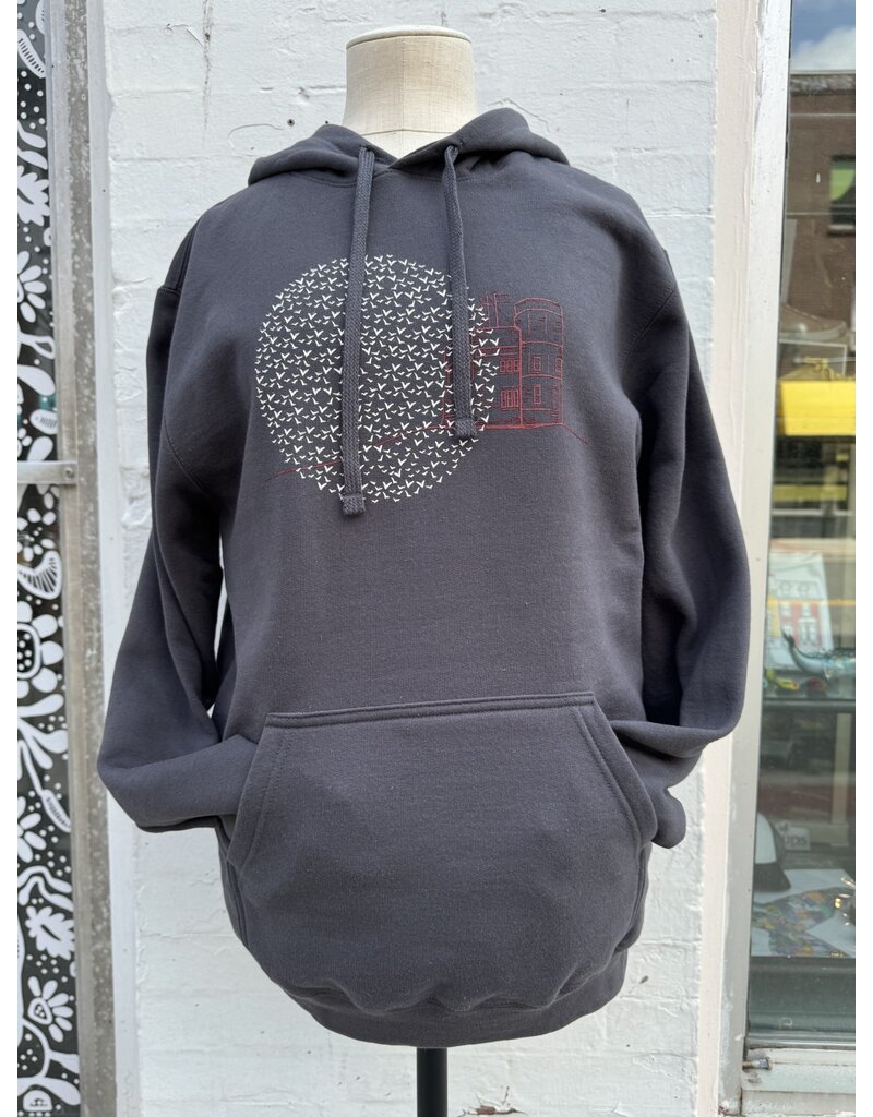 M&O Cabot Tower Unisex Hoodie-Heather Graphite