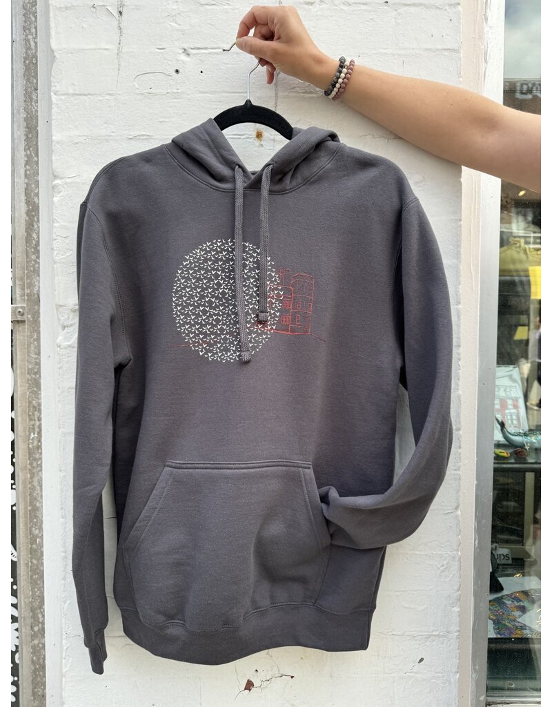 M&O Cabot Tower Unisex Hoodie-Heather Graphite
