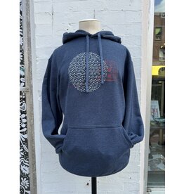 M&O Cabot Tower Unisex Hoodie-Heather Navy