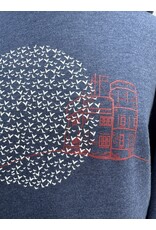 M&O Cabot Tower Unisex Hoodie-Heather Navy