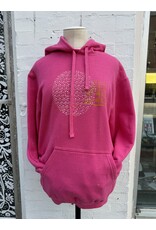 M&O Cabot Tower Unisex Hoodie-Heather Fuchsia