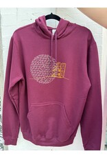 M&O Cabot Tower Unisex Hoodie-Maroon