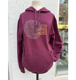 M&O Cabot Tower Unisex Hoodie-Maroon