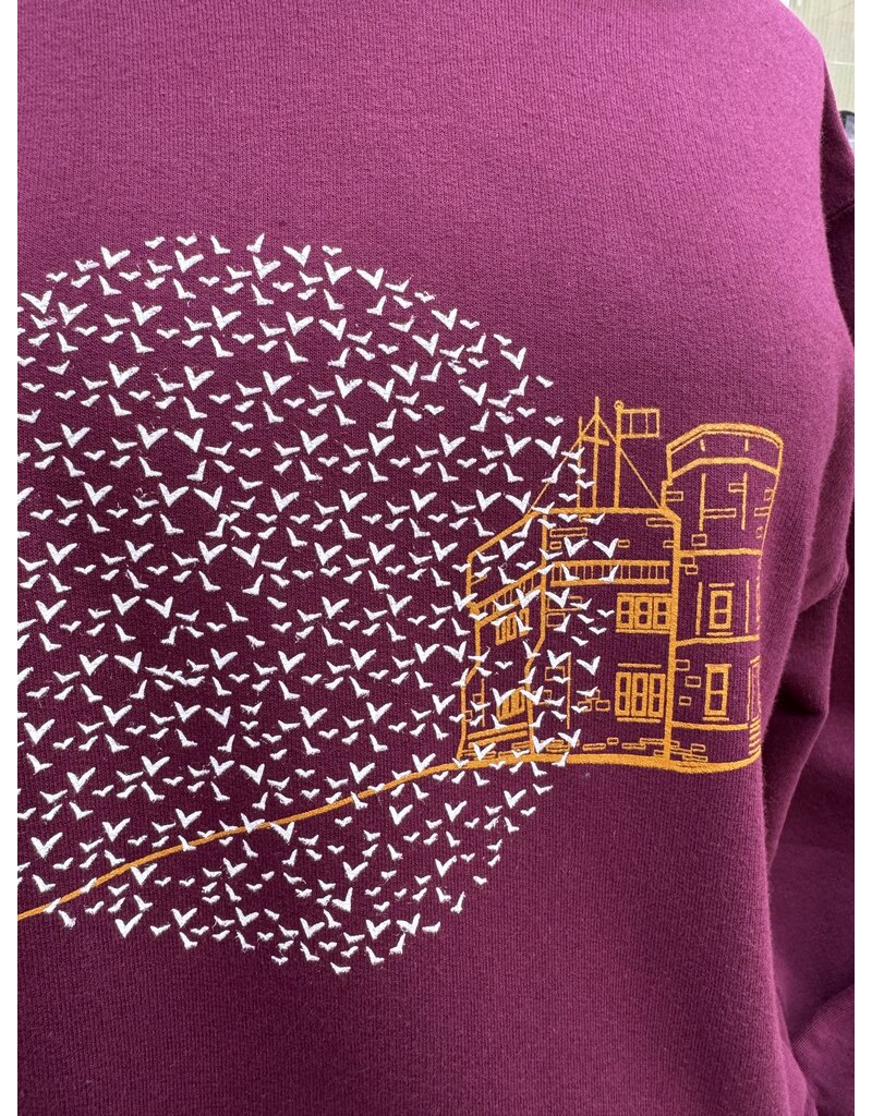 M&O Cabot Tower Unisex Hoodie-Maroon