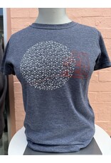 M&O Cabot Tower Women's Tee-Heather Navy