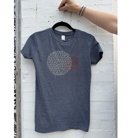 M&O Cabot Tower Women's Tee-Heather Navy